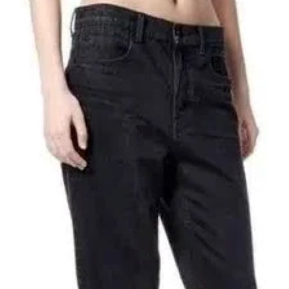 Denim x Alexander Wang 003 Boy Fit Jean Size 29 Black Fade Button Fly Distressed